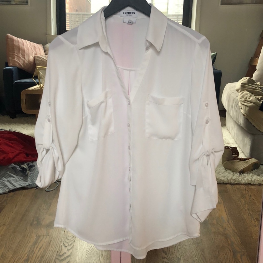 Express white portofino shirt